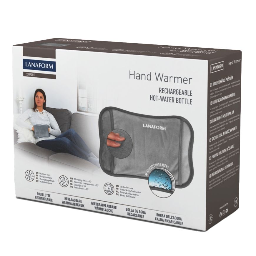 Lanaform Värmekudde och handvärmare Grå HAND WARMER