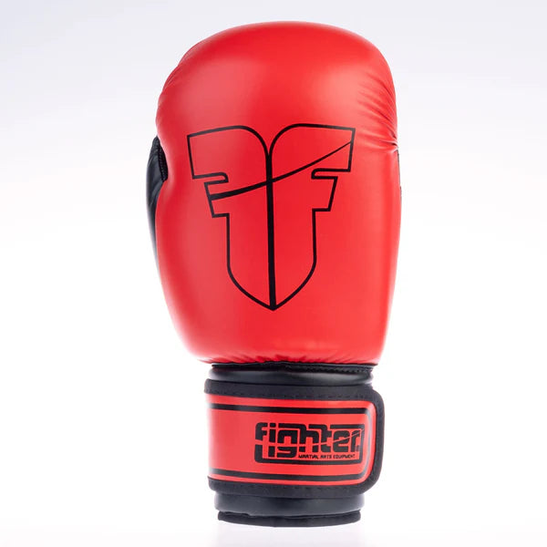 Fighter Basic handskar - röd/svart