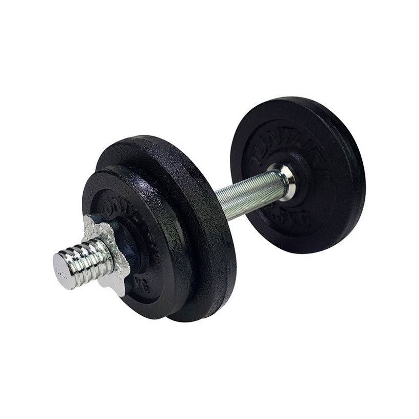 Tunturi Hantelset 10 kg, med 1 stångskruv