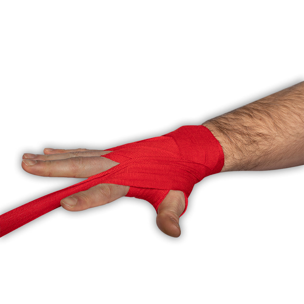 Gorilla Wear Boxing Hand Wraps, röd