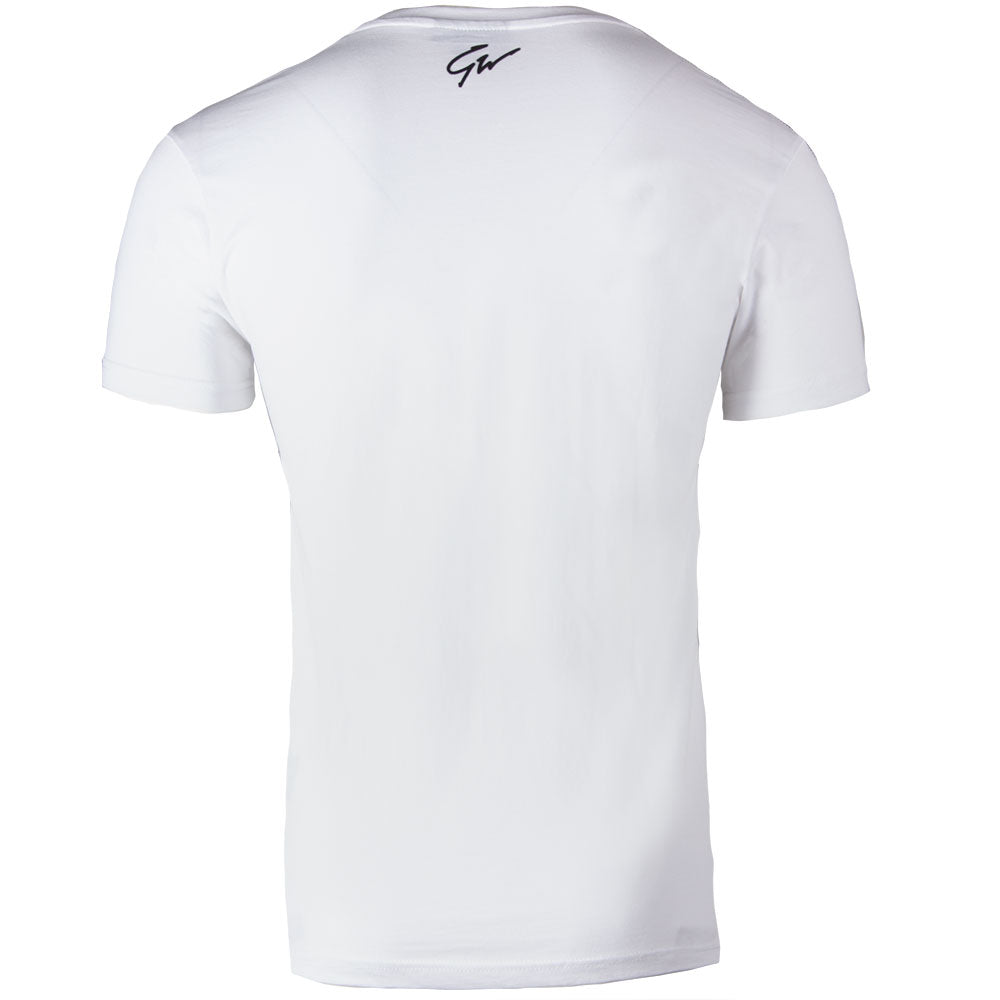 Gorilla Wear-Chester T-Shirt, vit/svart