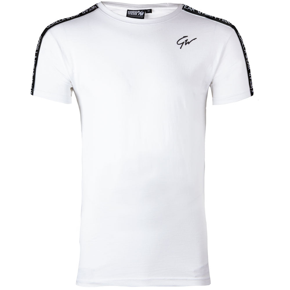 Gorilla Wear-Chester T-Shirt, vit/svart