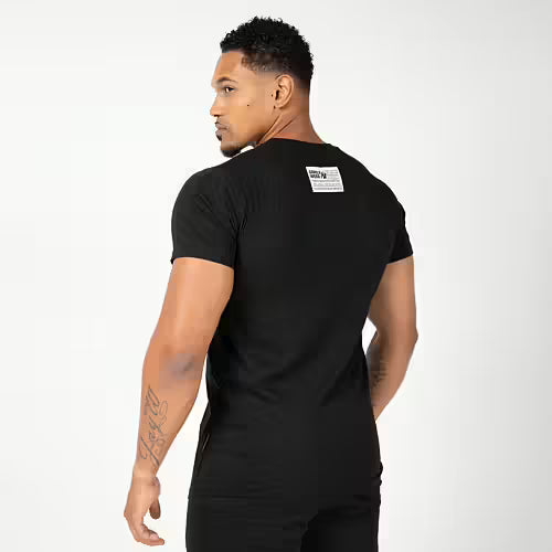 Gorilla Wear- T-shirt, svart/guld