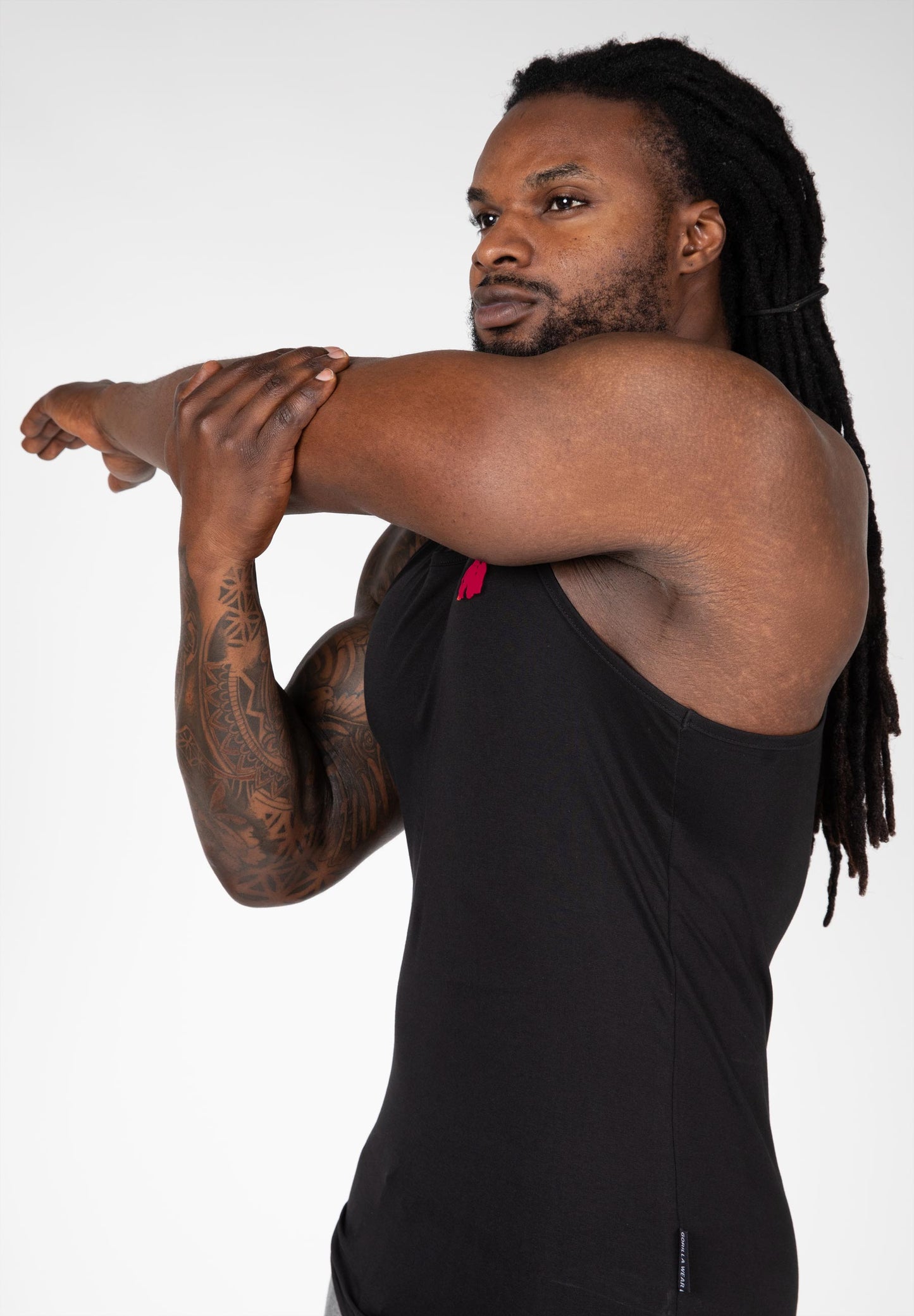 Gorilla Wear Adams Stretch linne, svart
