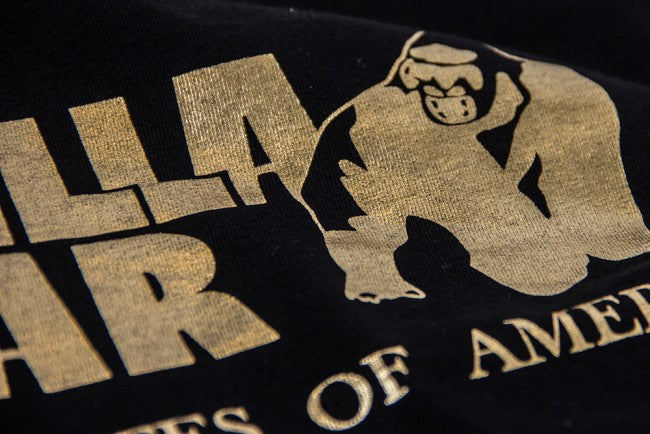 Gorilla Wear Classic linne, svart/guld