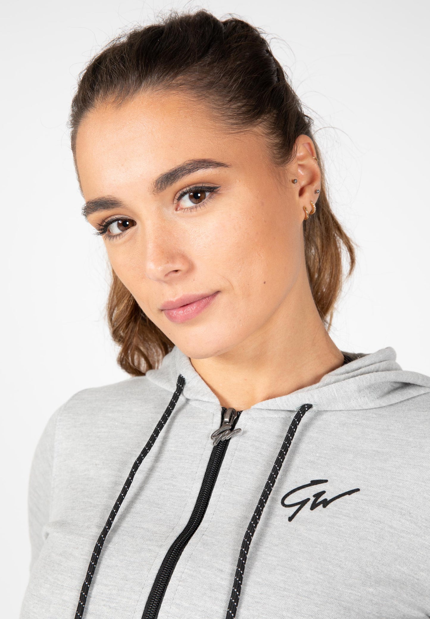 Gorilla Wear Pixley Zipped Hoodie, grå