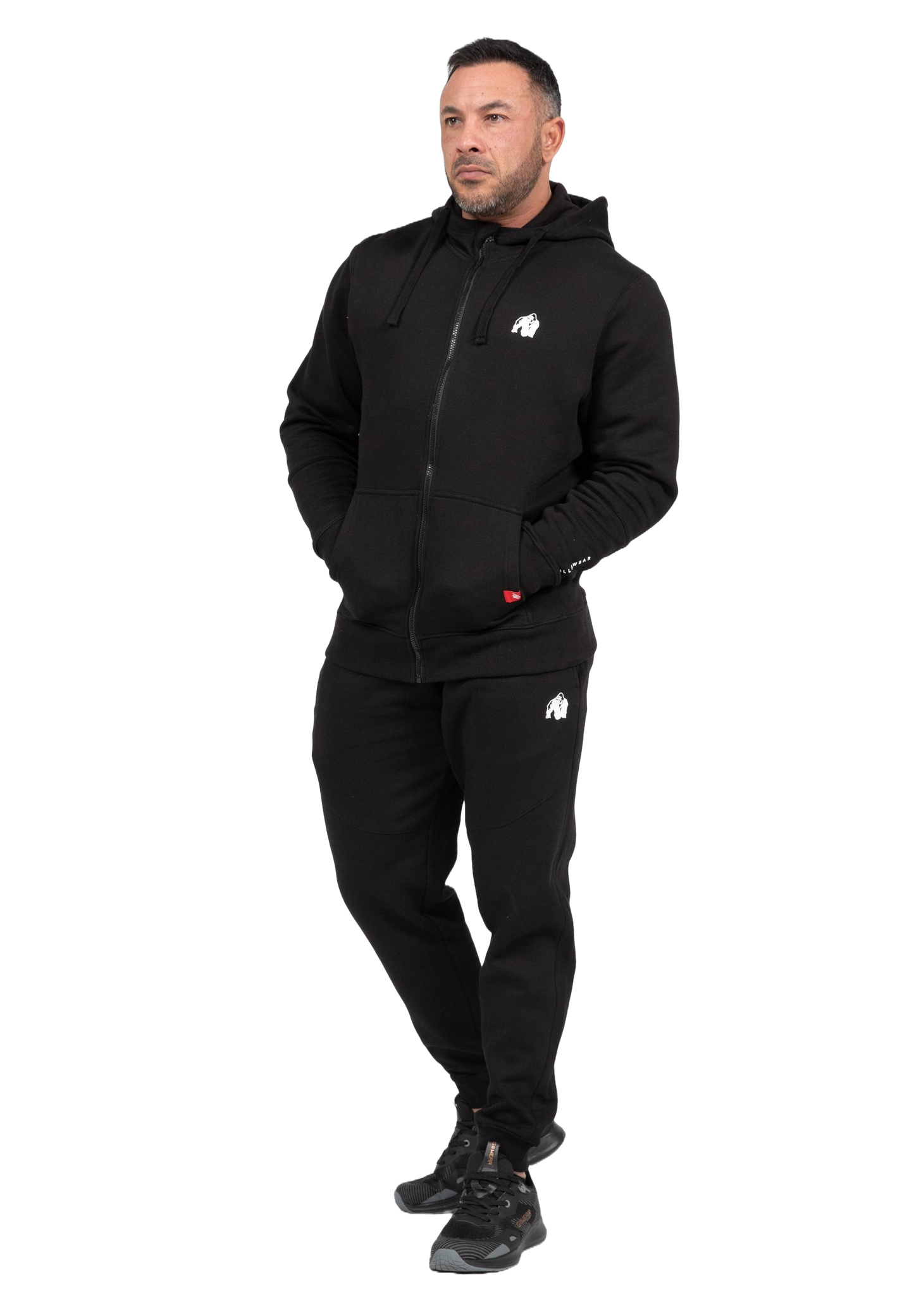 Gorilla Wear Leon Zipped Hoodie, svart