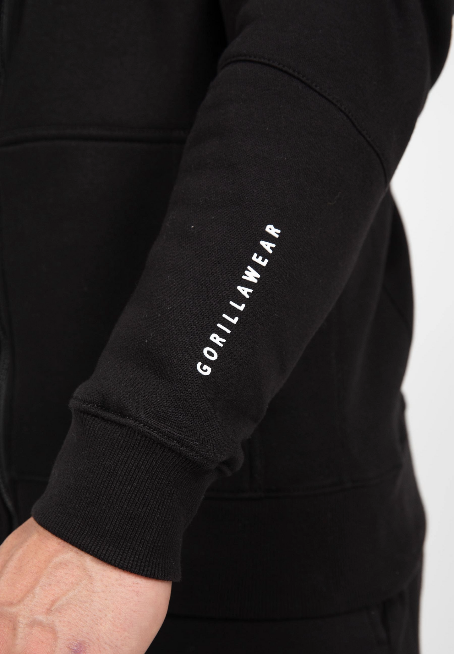 Gorilla Wear Leon Zipped Hoodie, svart