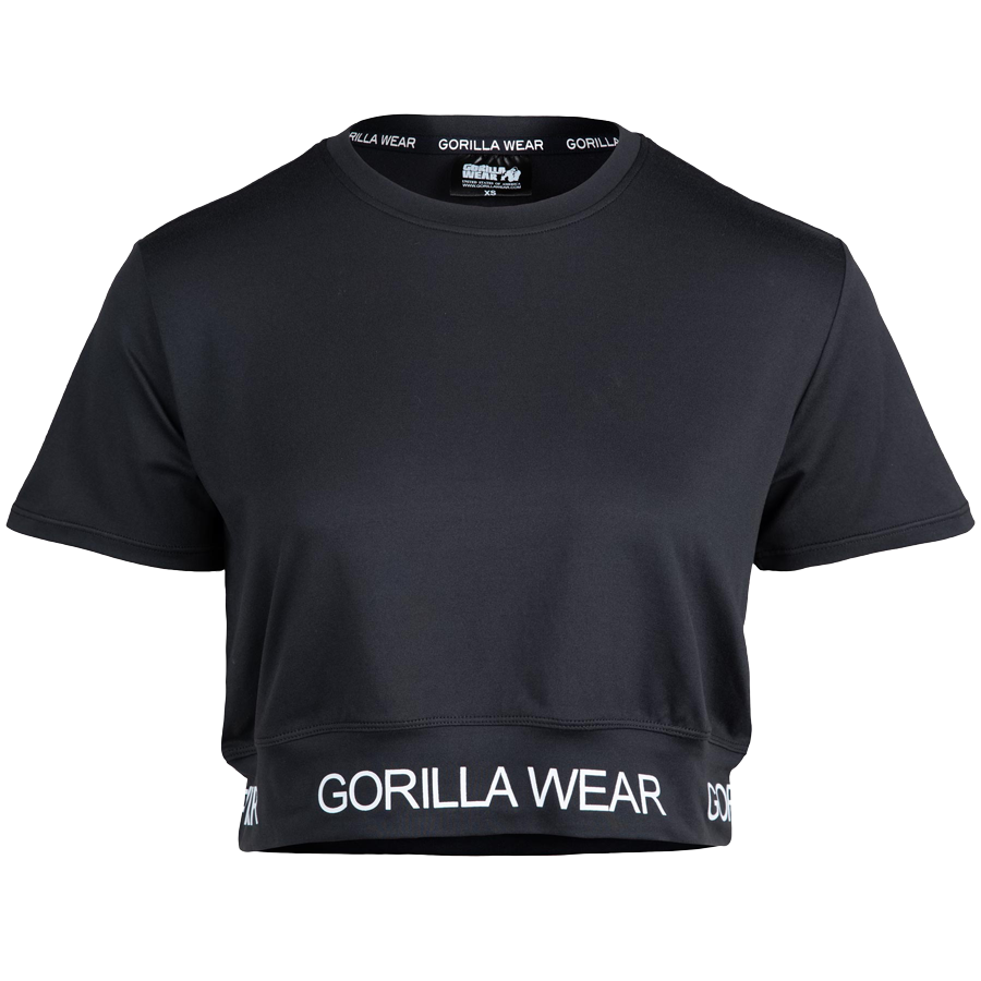 Gorilla Wear Colby Cropped T-Shirt, svart