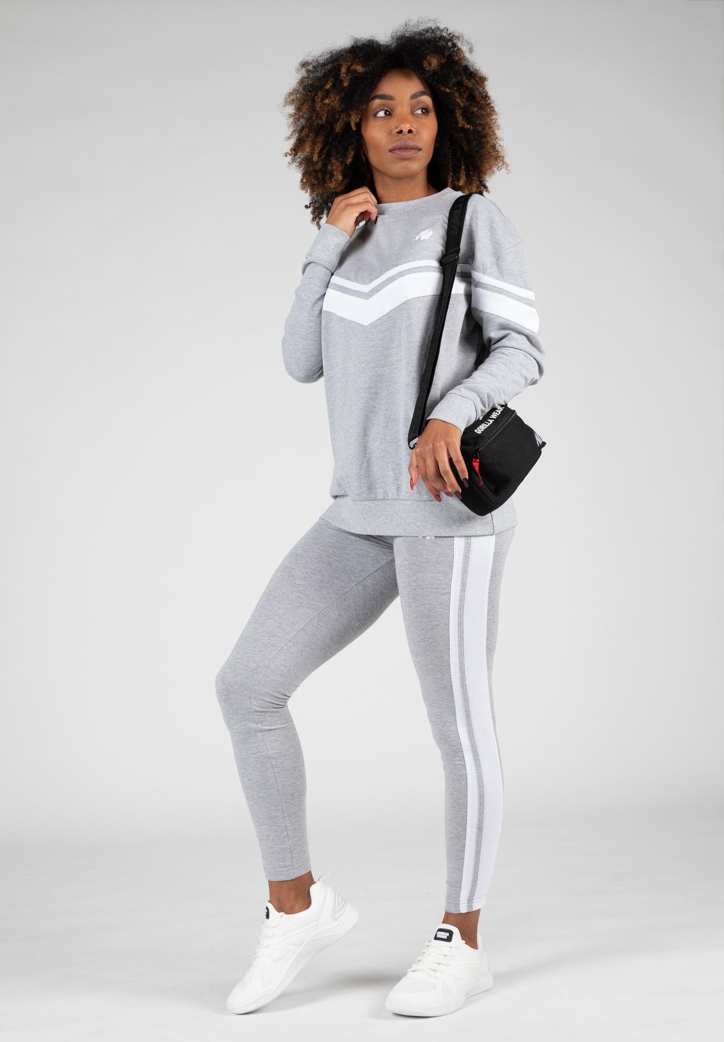 Gorilla Wear Hailey Oversized Sweatshirt, grå