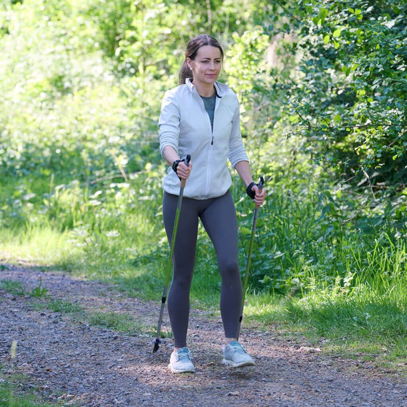 Gymstick teleskopiska vandringsstavar