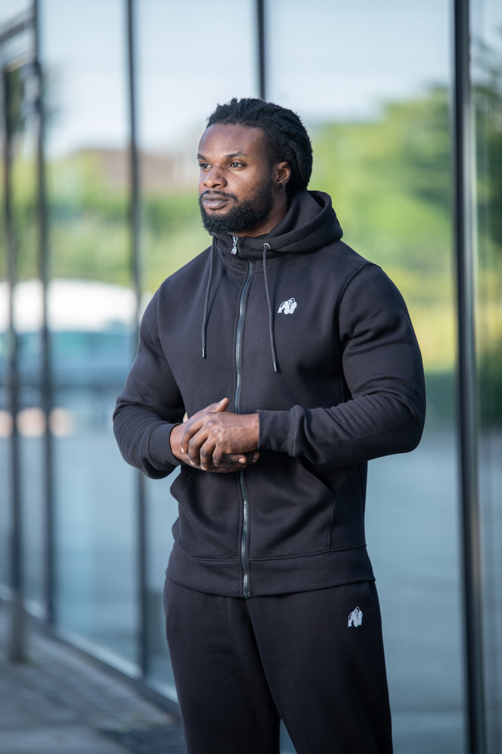 Gorilla Wear Kennewick Zipped Hoodie, grå