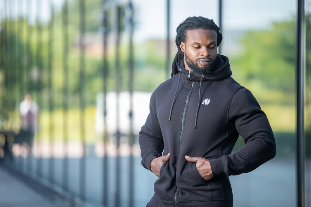 Gorilla Wear Kennewick Zipped Hoodie, grå