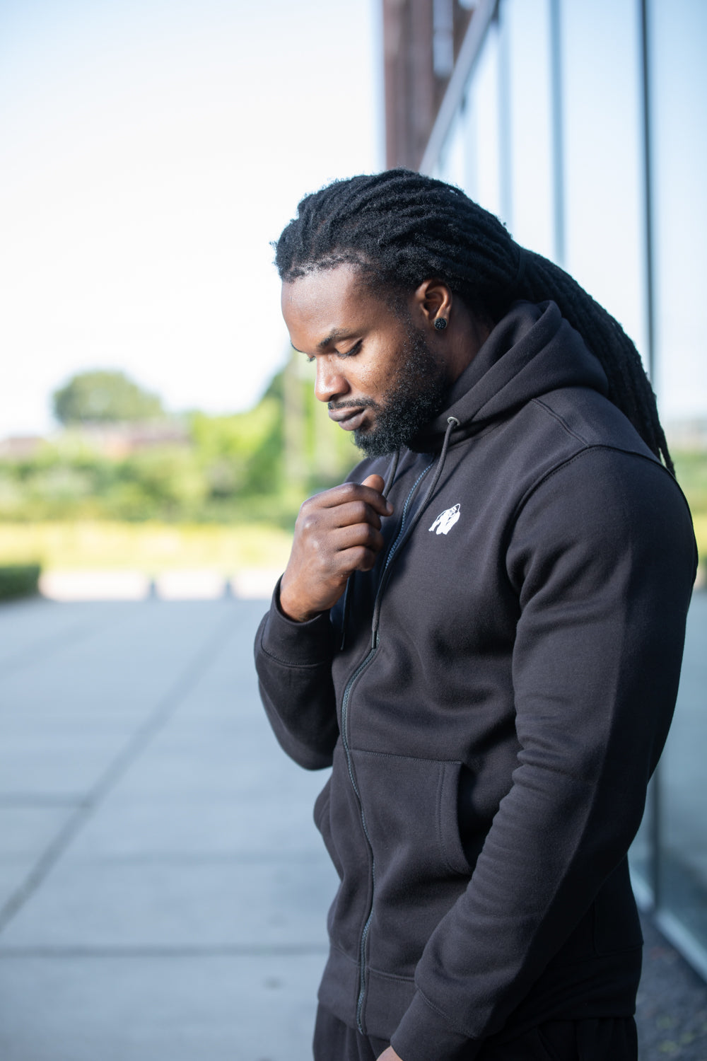 Gorilla Wear Kennewick Zipped Hoodie, grå