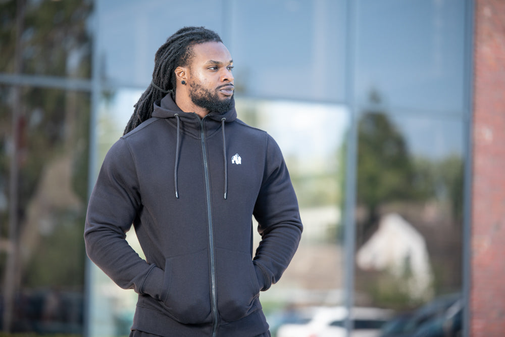 Gorilla Wear Kennewick Zipped Hoodie, grå