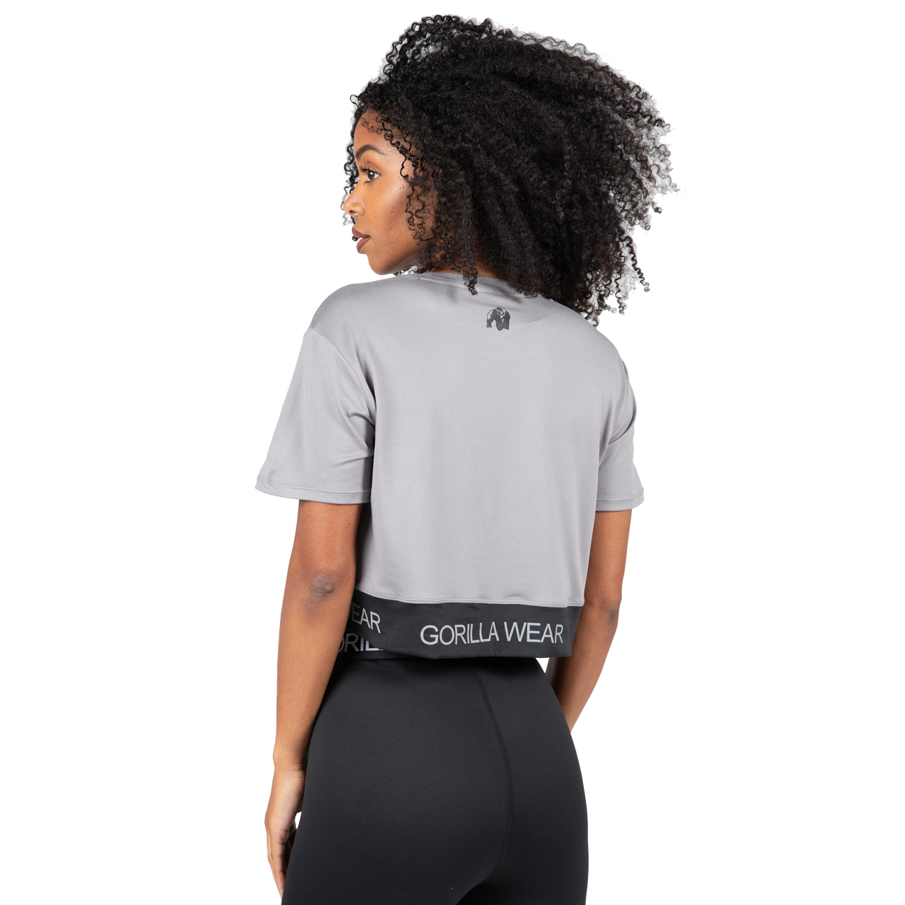 Gorilla Wear Colby Cropped T-Shirt, grå
