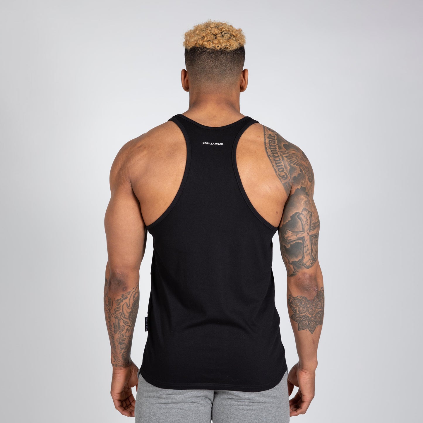 Gorilla Wear Carter Stretch linne, svart