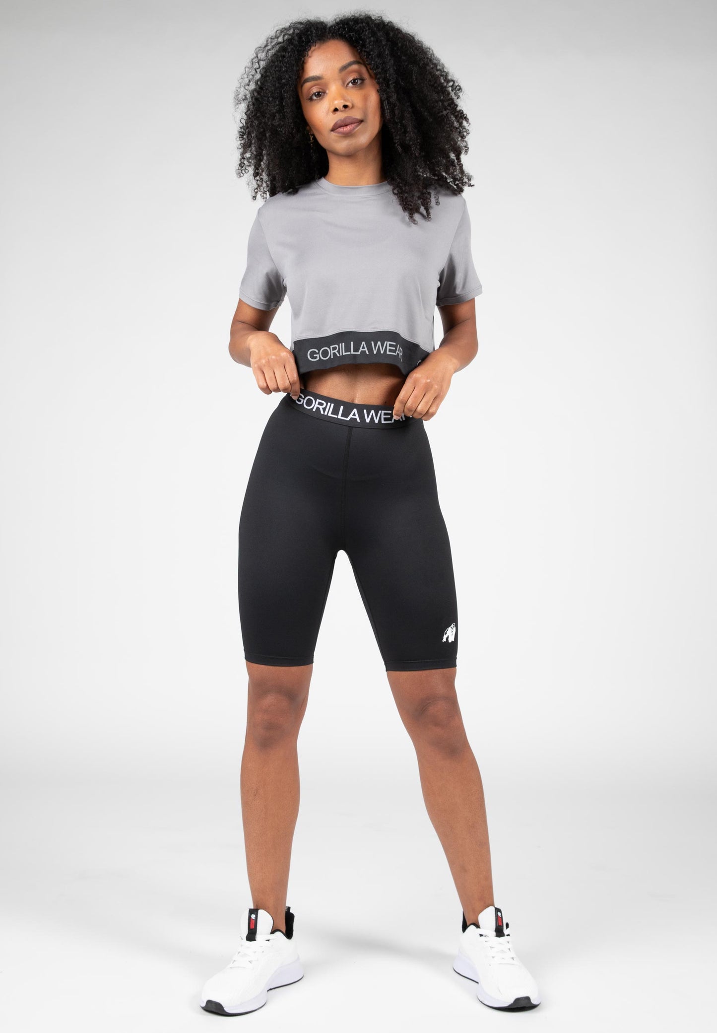 Gorilla Wear Colby Cropped T-Shirt, grå