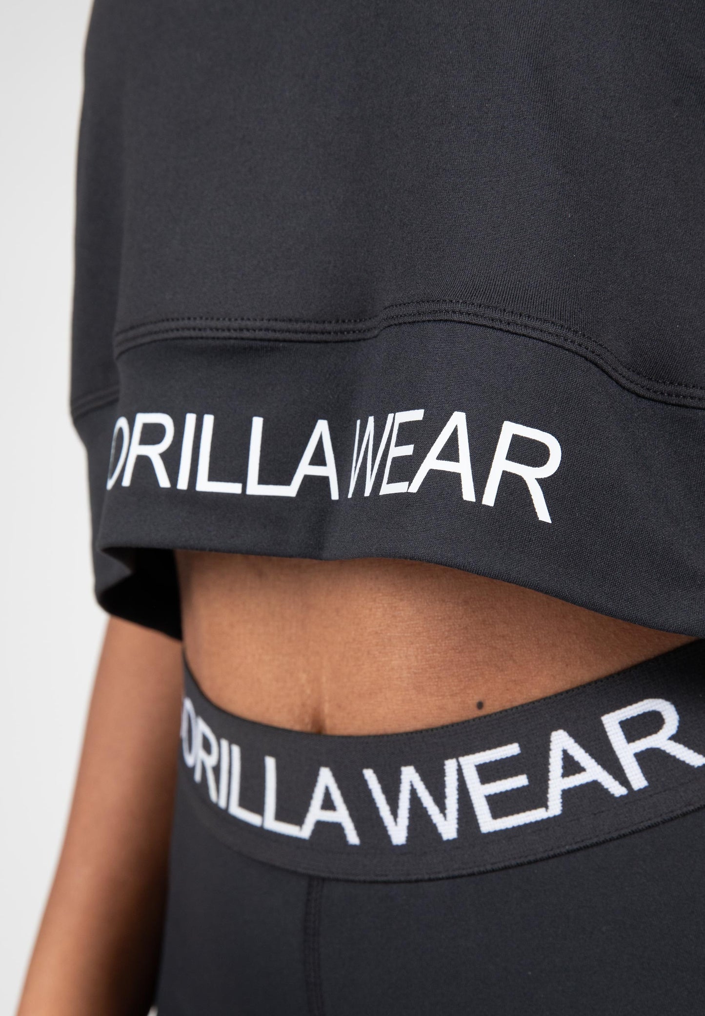 Gorilla Wear-Colby Cropped Tank Top, Svart
