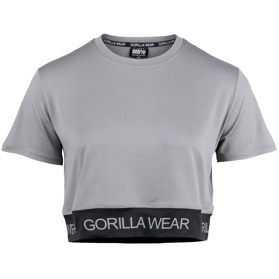 Gorilla Wear Colby Cropped T-Shirt, grå