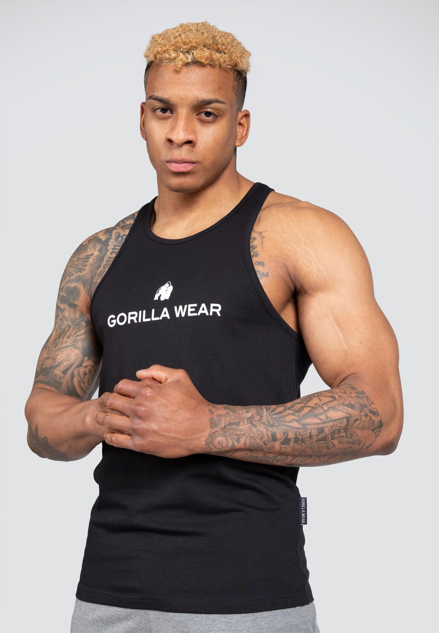 Gorilla Wear Carter Stretch linne, svart