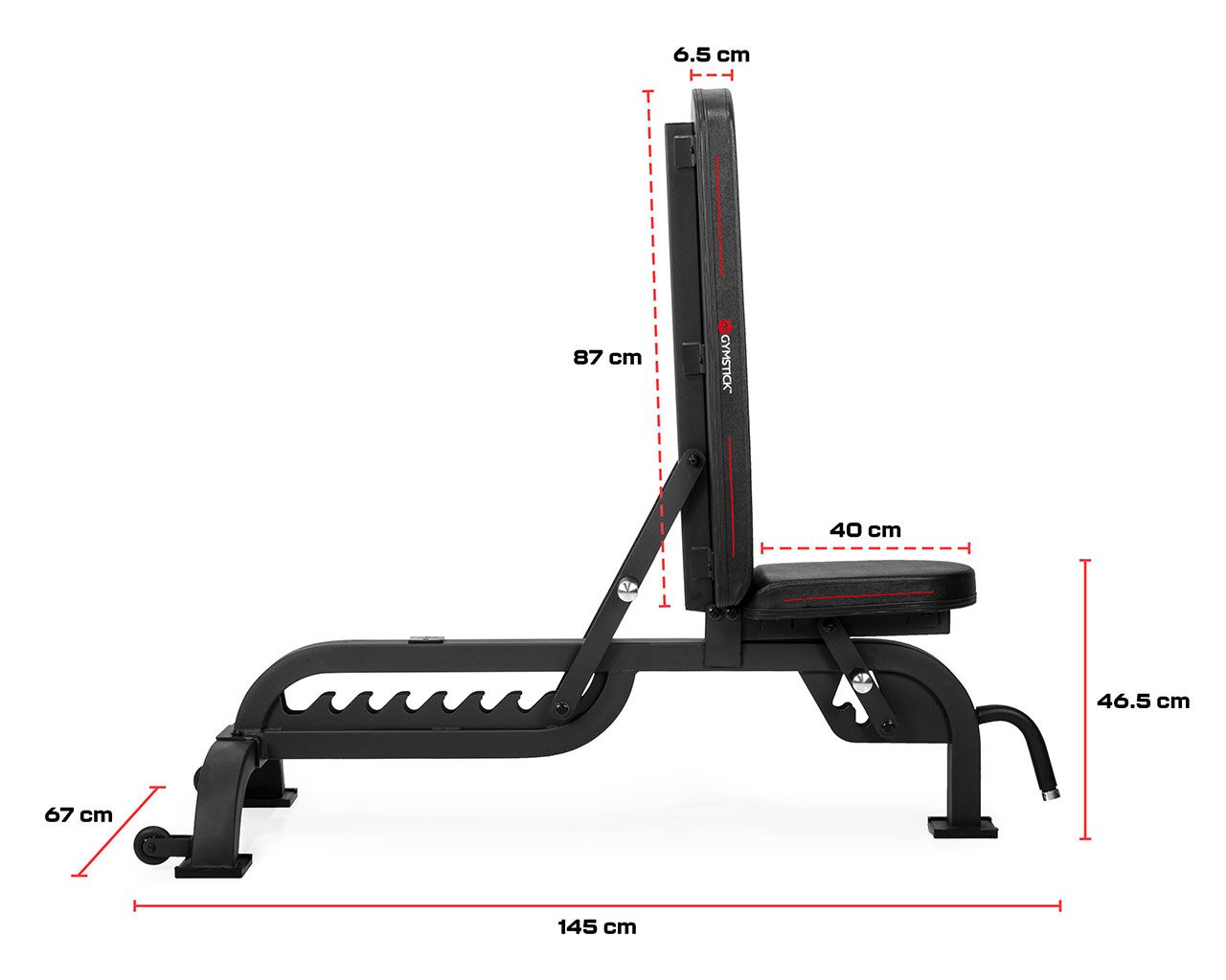 GYMSTICK Adjustable Bench Pro