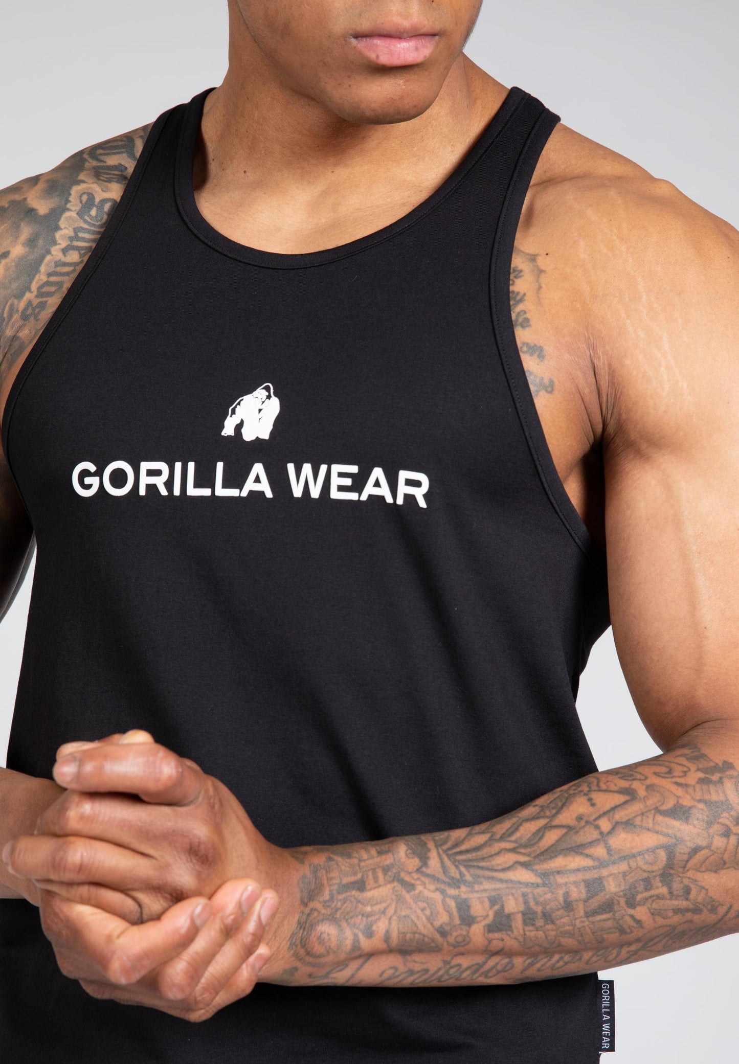 Gorilla Wear Carter Stretch linne, svart