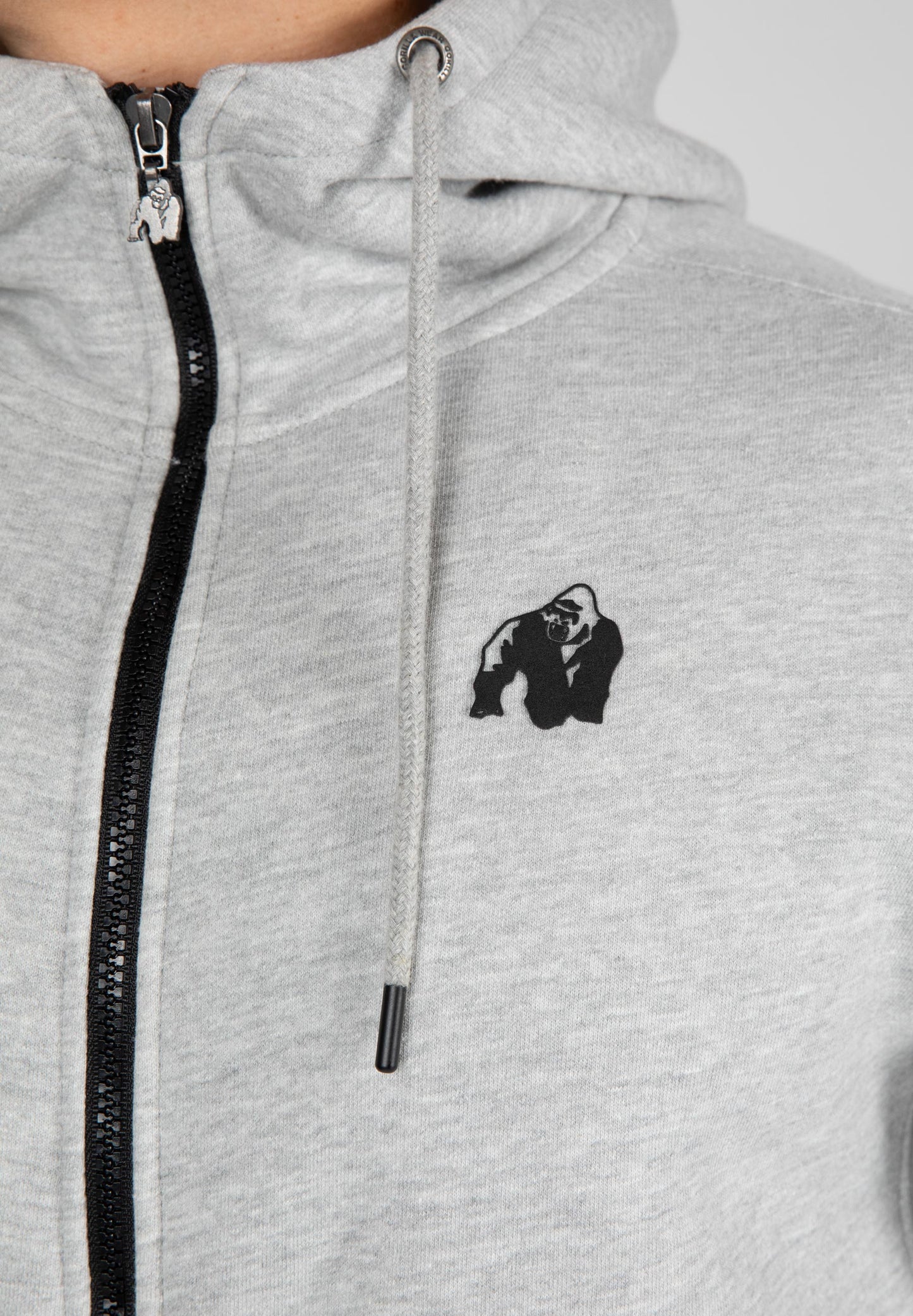 Gorilla Wear Kennewick Zipped Hoodie, grå