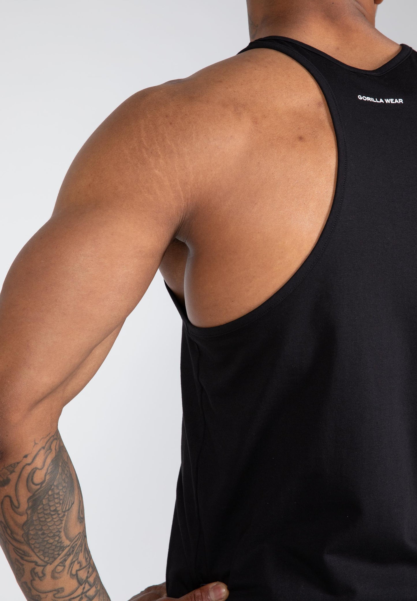 Gorilla Wear Carter Stretch linne, svart