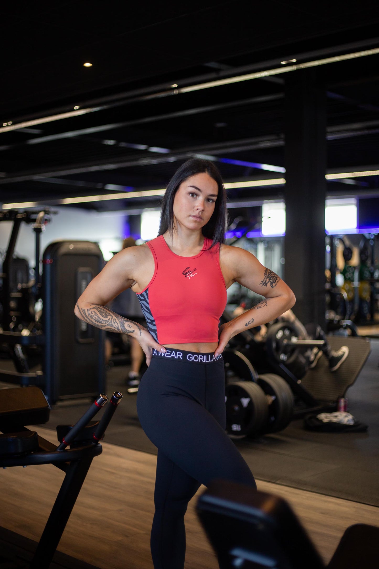 Gorilla Wear Zion Crop Top, svart