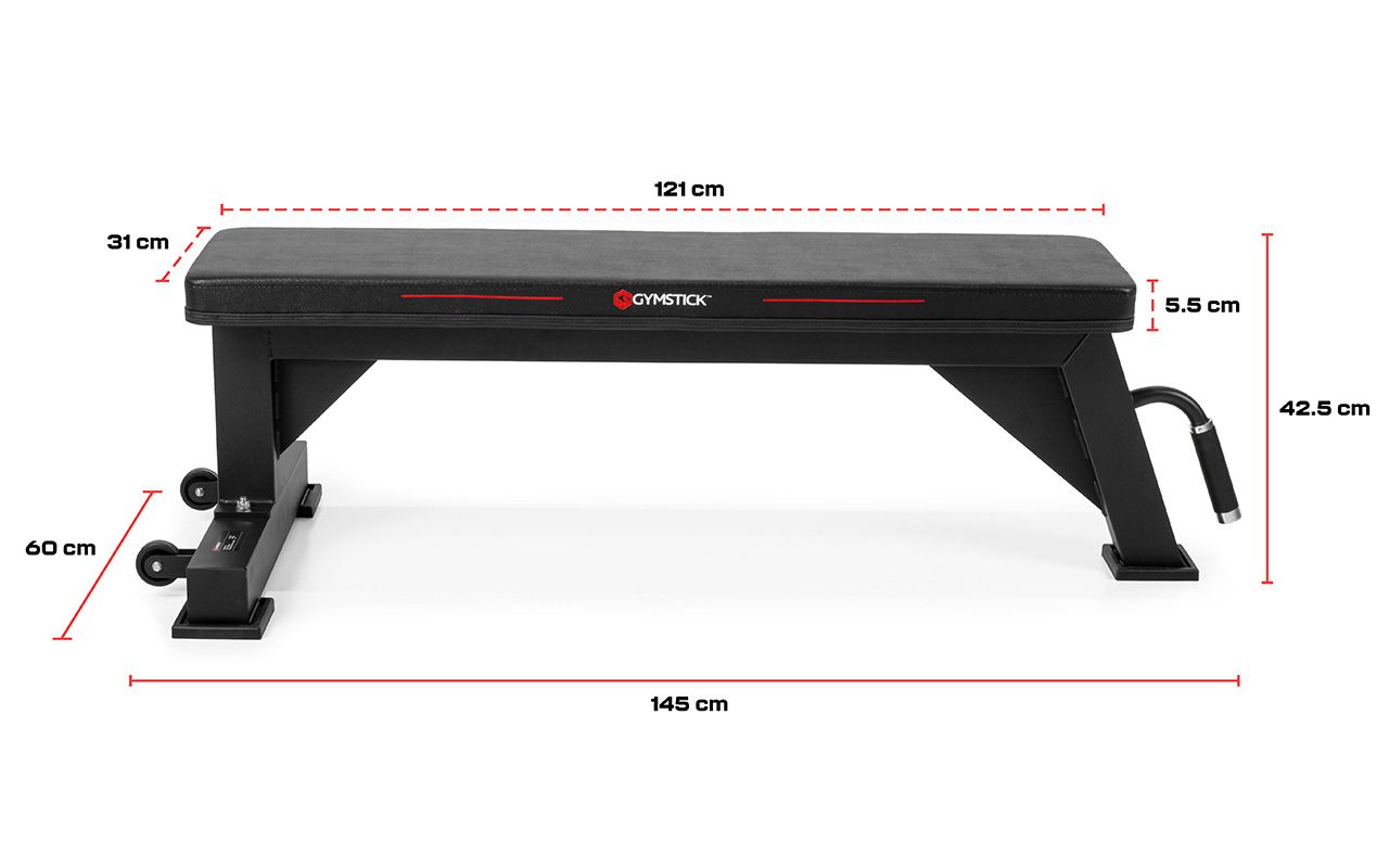 GYMSTICK Flat Bench Pro