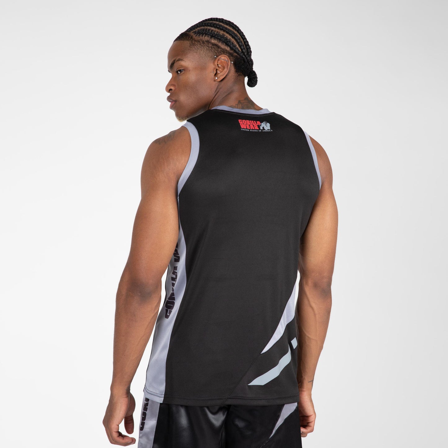 Gorilla Wear Hornell Tank Top, svart/grå