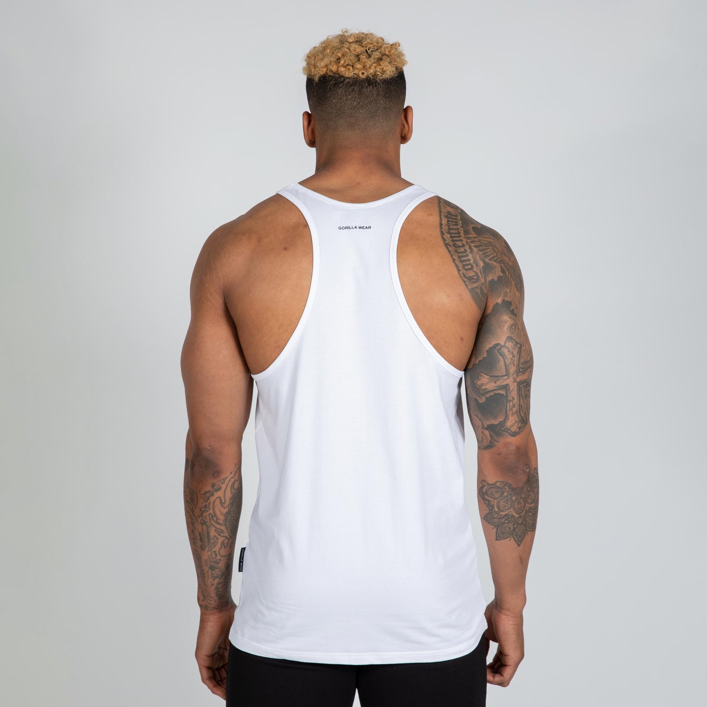 Gorilla Wear Carter Stretch Tank Top, vit