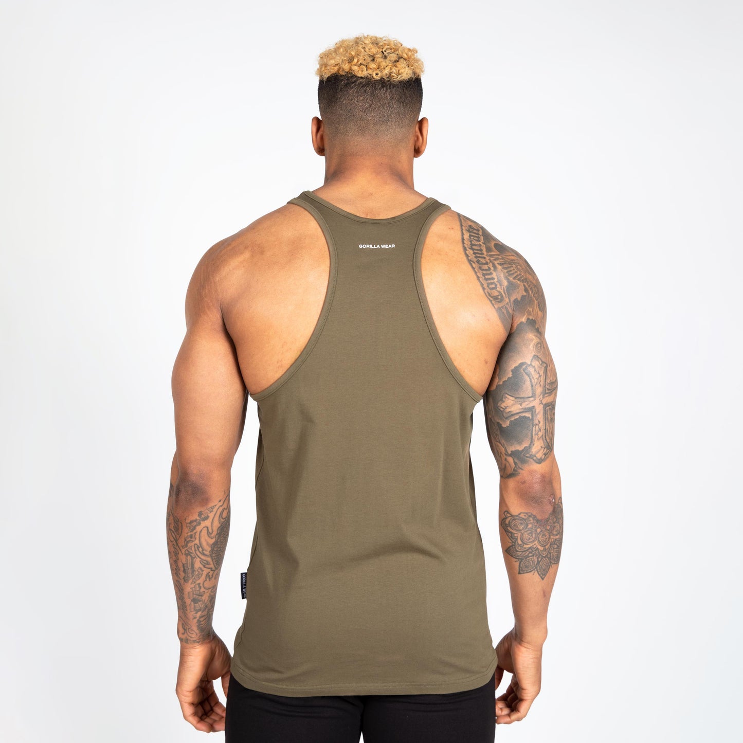 Gorilla Wear Carter Stretch linne, armégrön