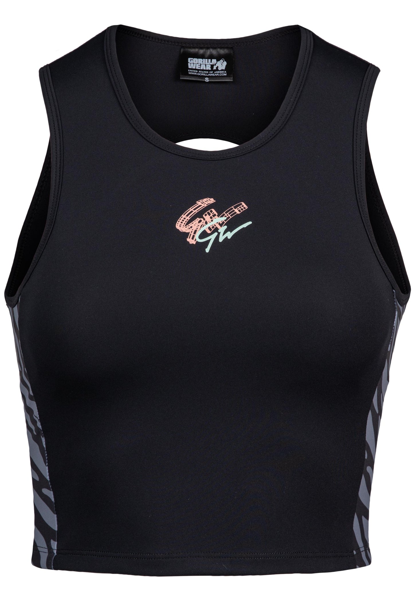 Gorilla Wear Zion Crop Top, svart