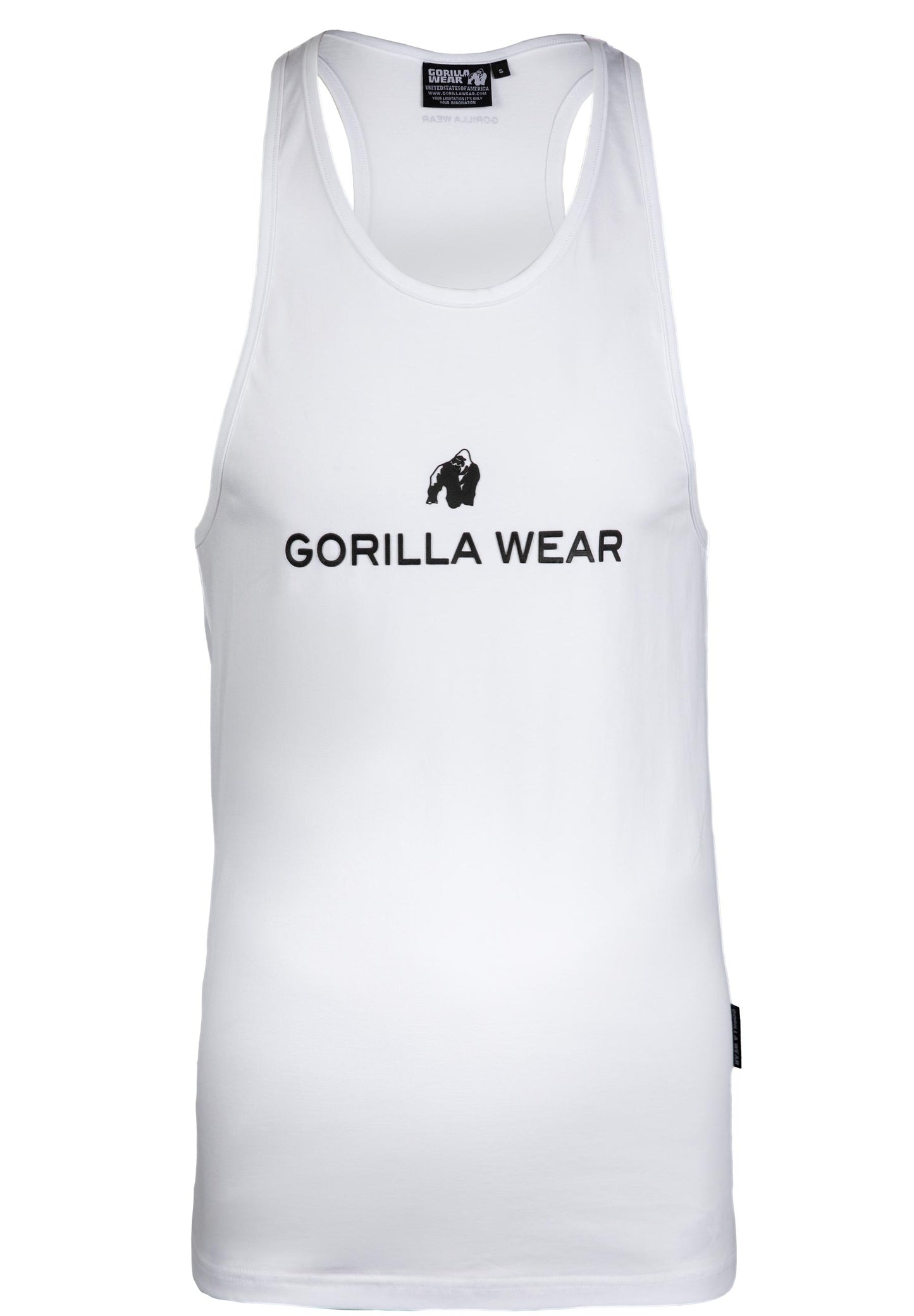 Gorilla Wear Carter Stretch Tank Top, vit