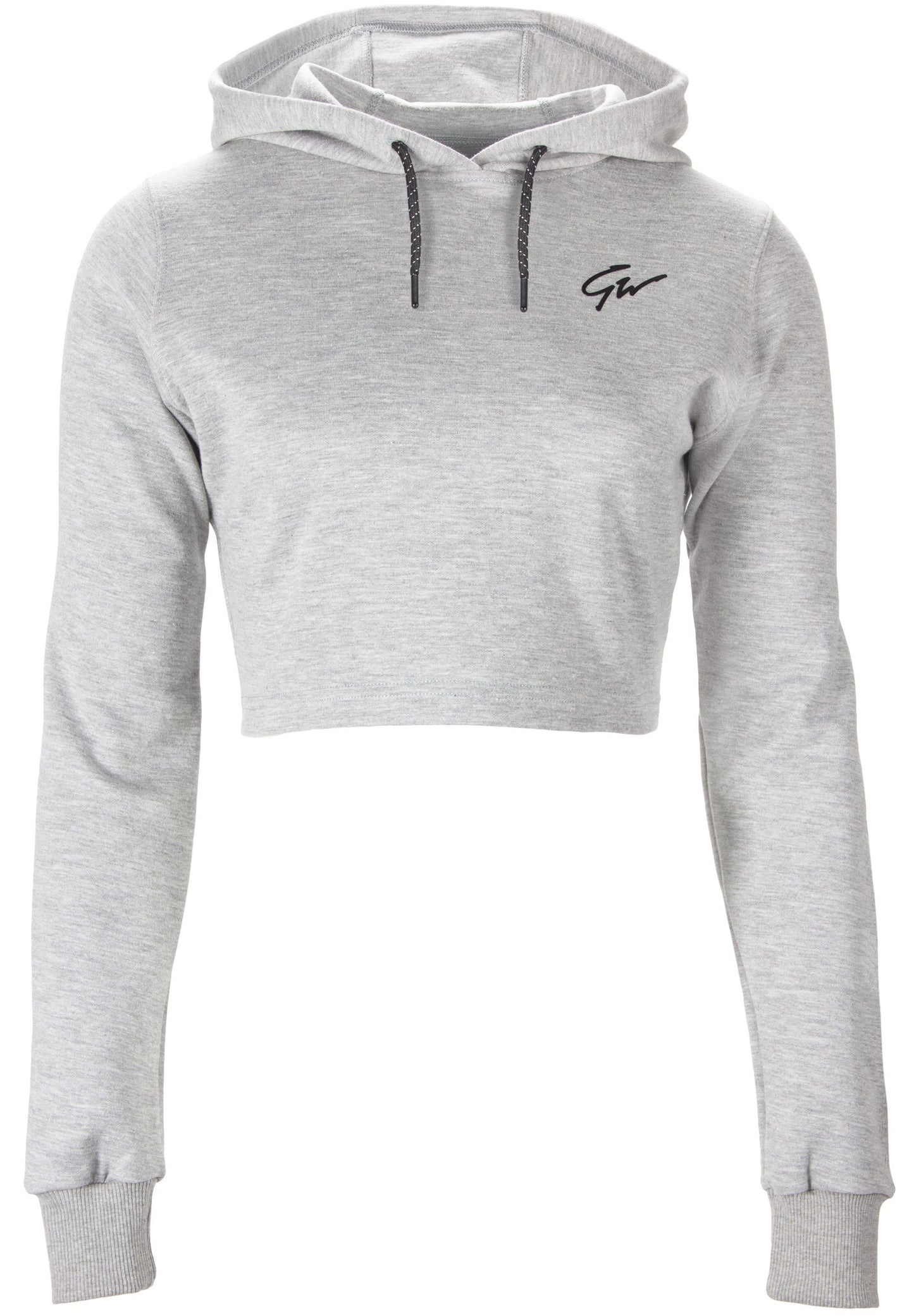 Gorilla Wear Pixley Crop Top Hoodie, grå
