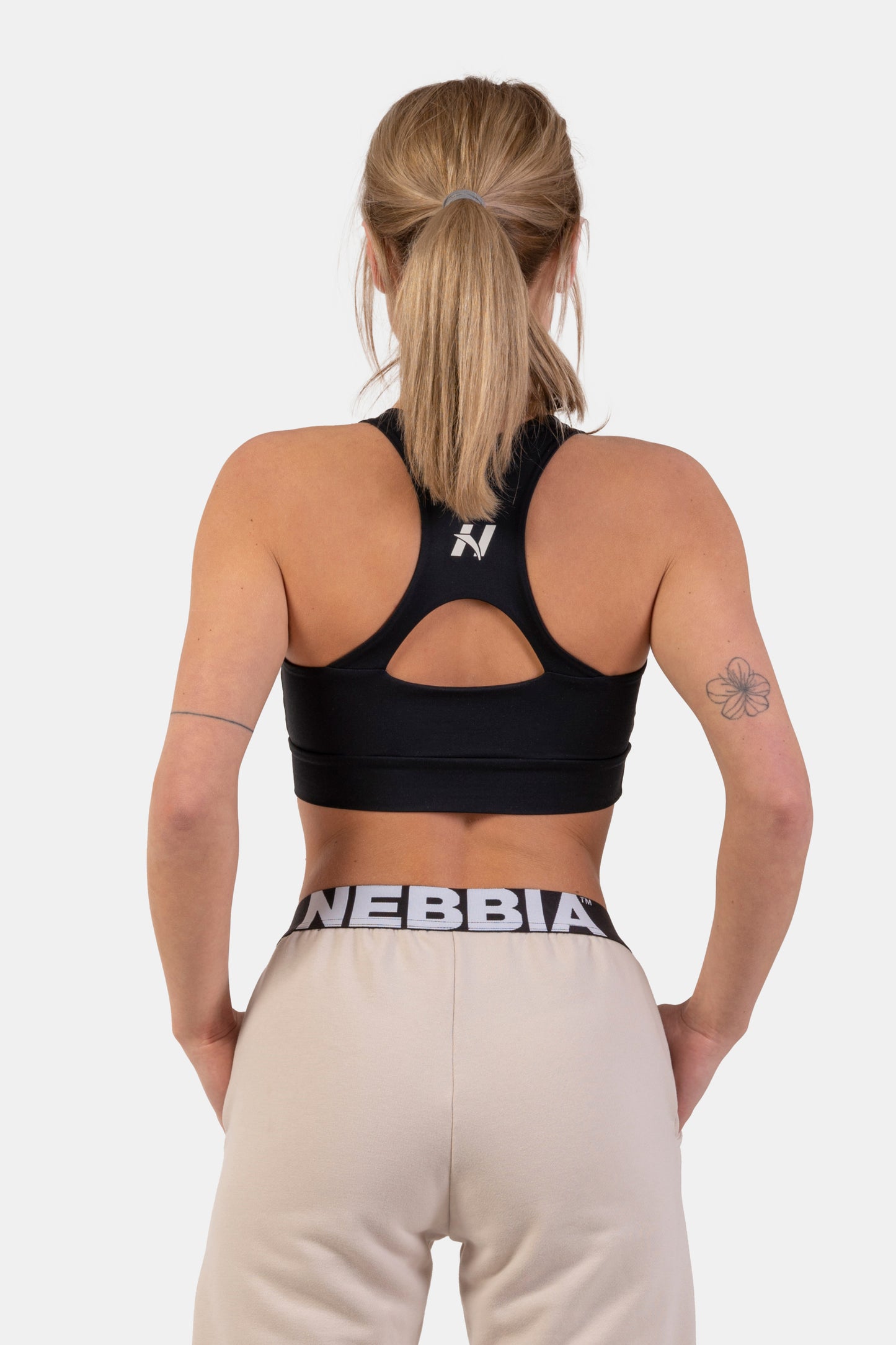 NEEBIA Active Sports Bra with medium impact, svart