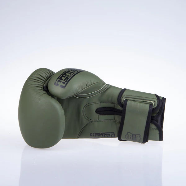 Fighter Boxningshandskar Sparring - matt khaki/svart, FBG-002KB