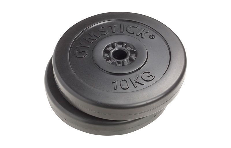 GYMSTICK 2 x 10kg Vinyl Plates