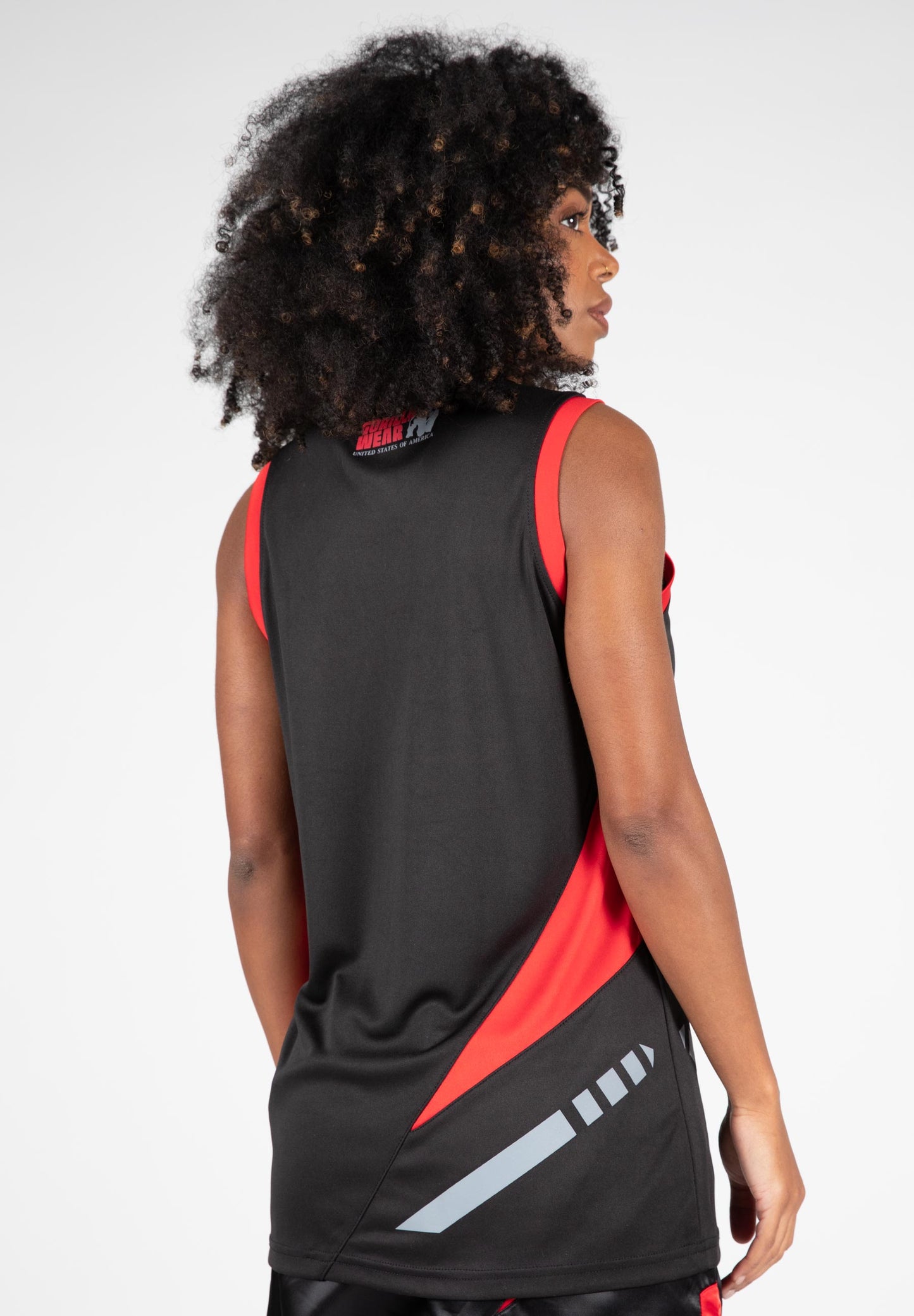 Gorilla Wear Hornell Tank Top, svart/röd