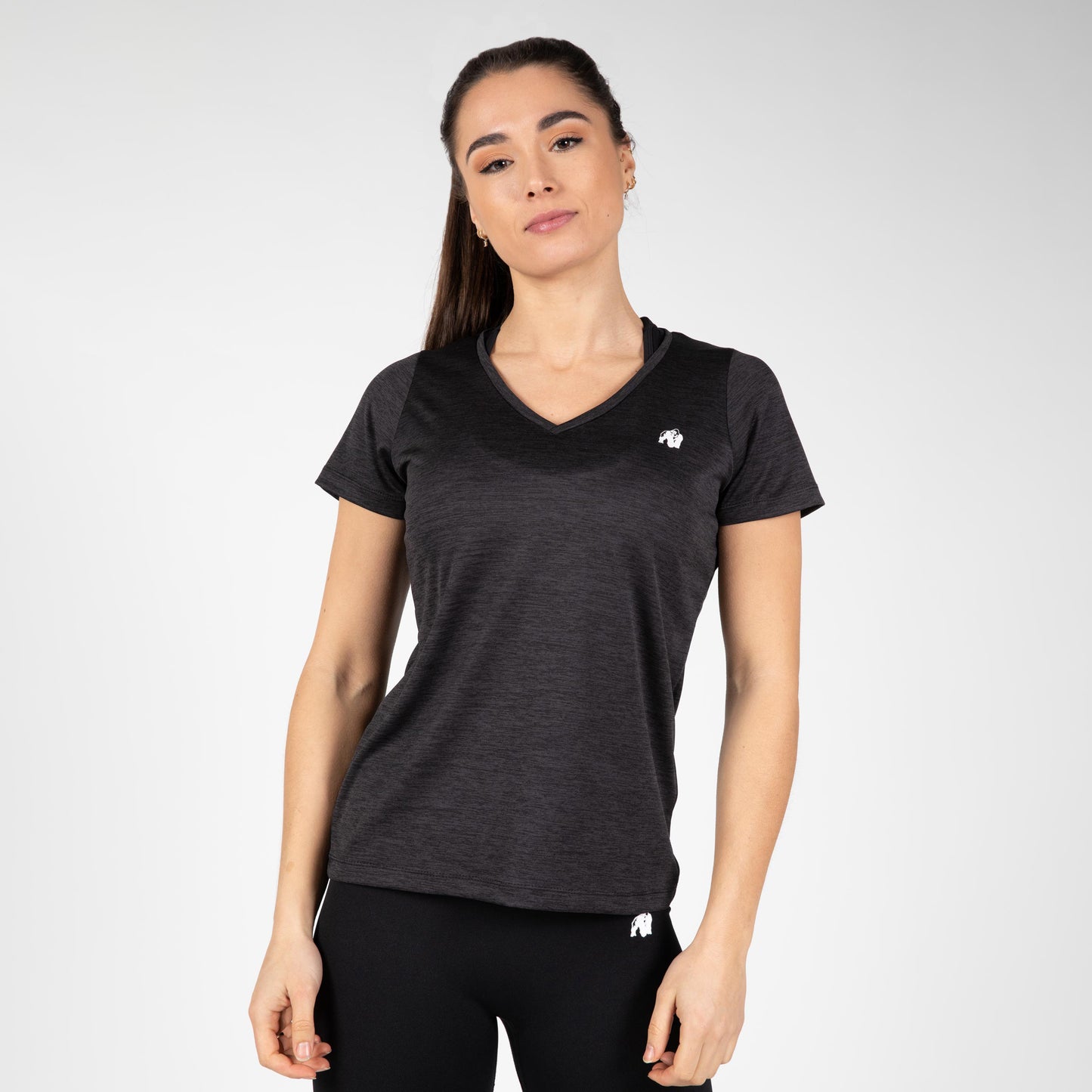 Gorilla Wear Elmira V-Neck T-Shirt, svart