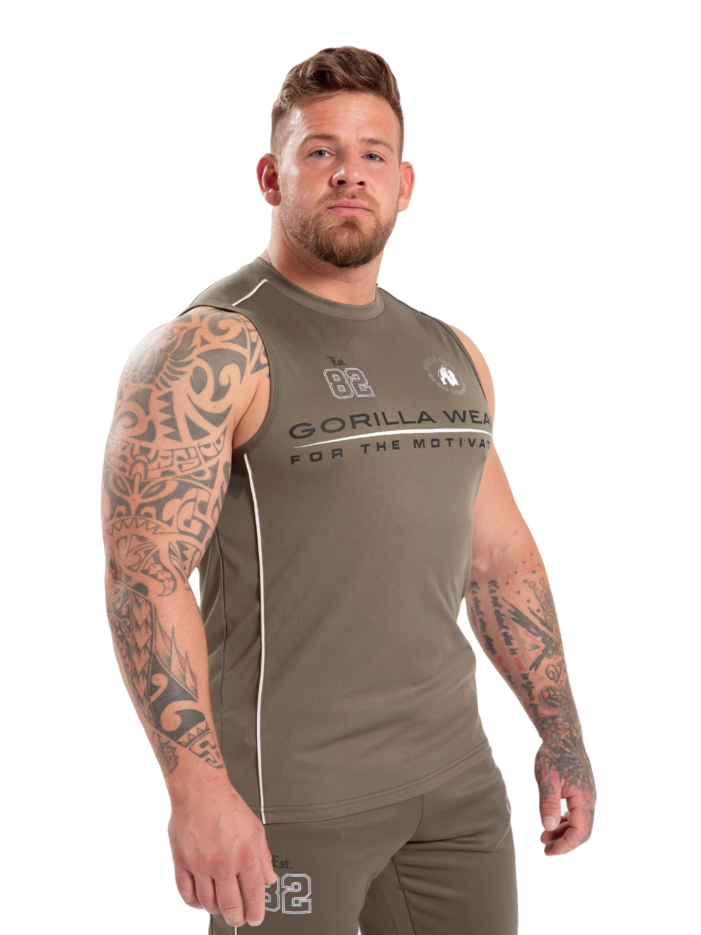 Gorilla Wear Broxton linne, armégrön