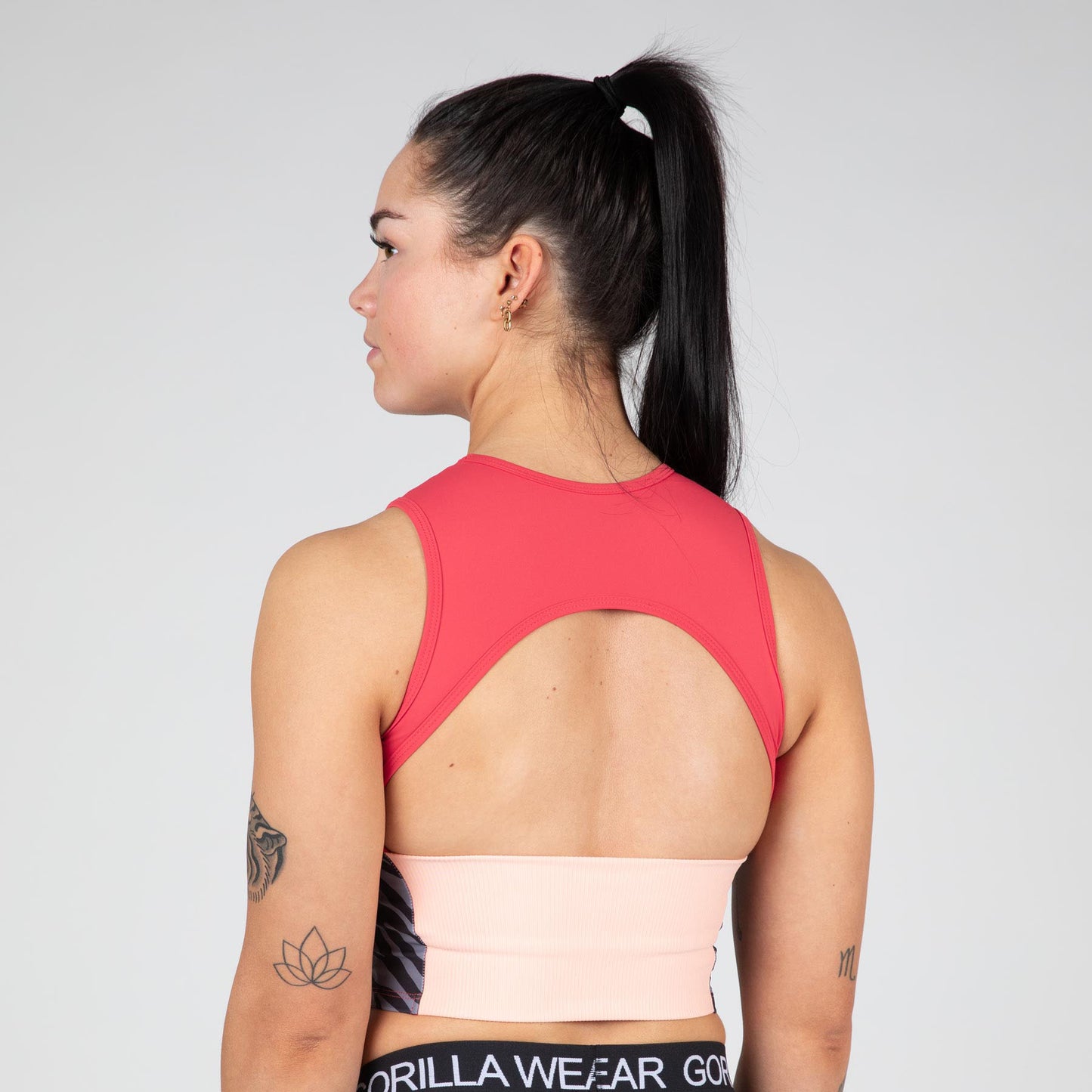 Gorilla Wear Zion Crop Top, röd