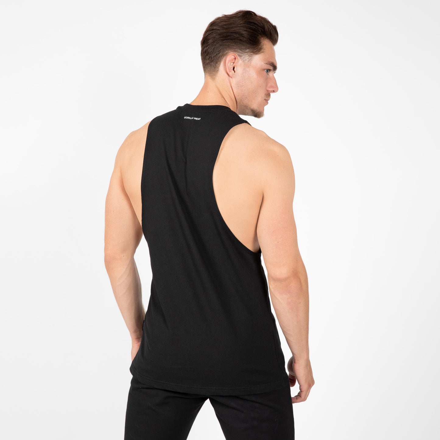 Gorilla Wear Cisco Drop Armhole Tank Top, svart/vit