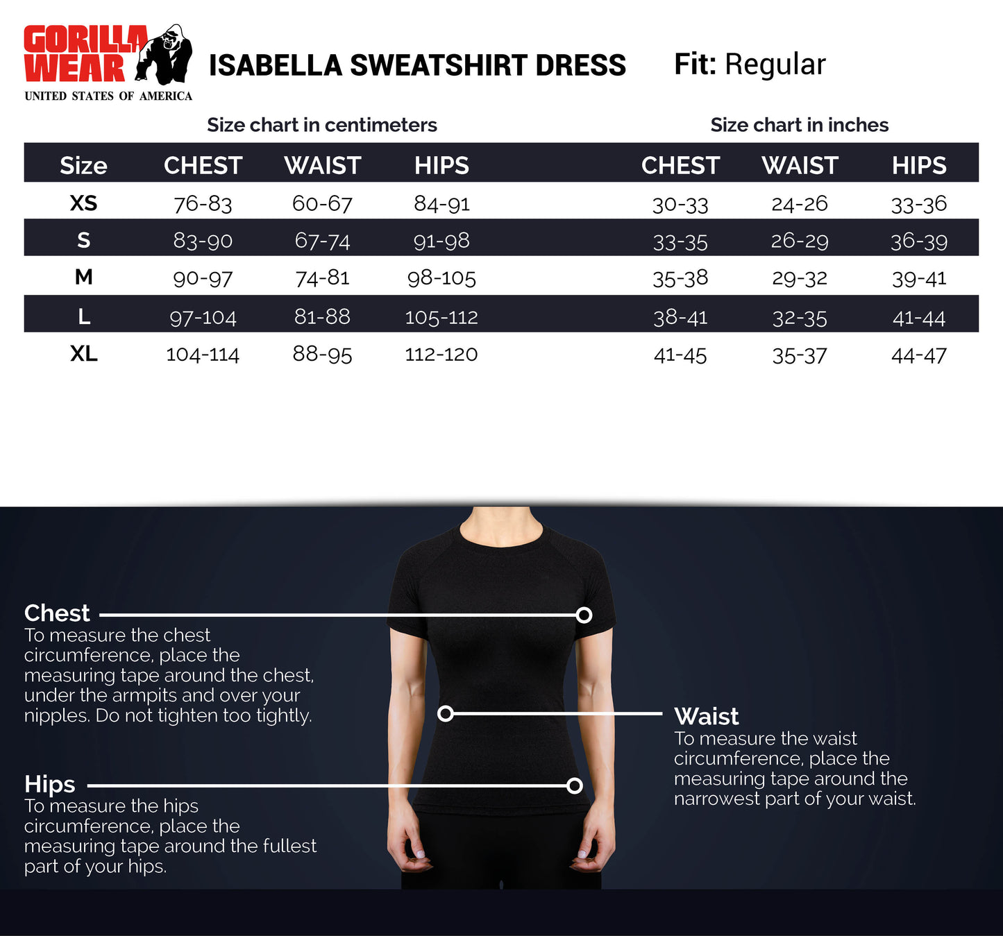 Gorilla Wear Isabella Sweatshirt Dress, beige
