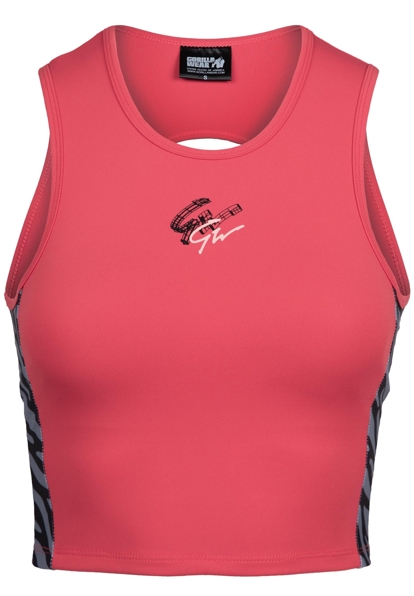 Gorilla Wear Zion Crop Top, röd