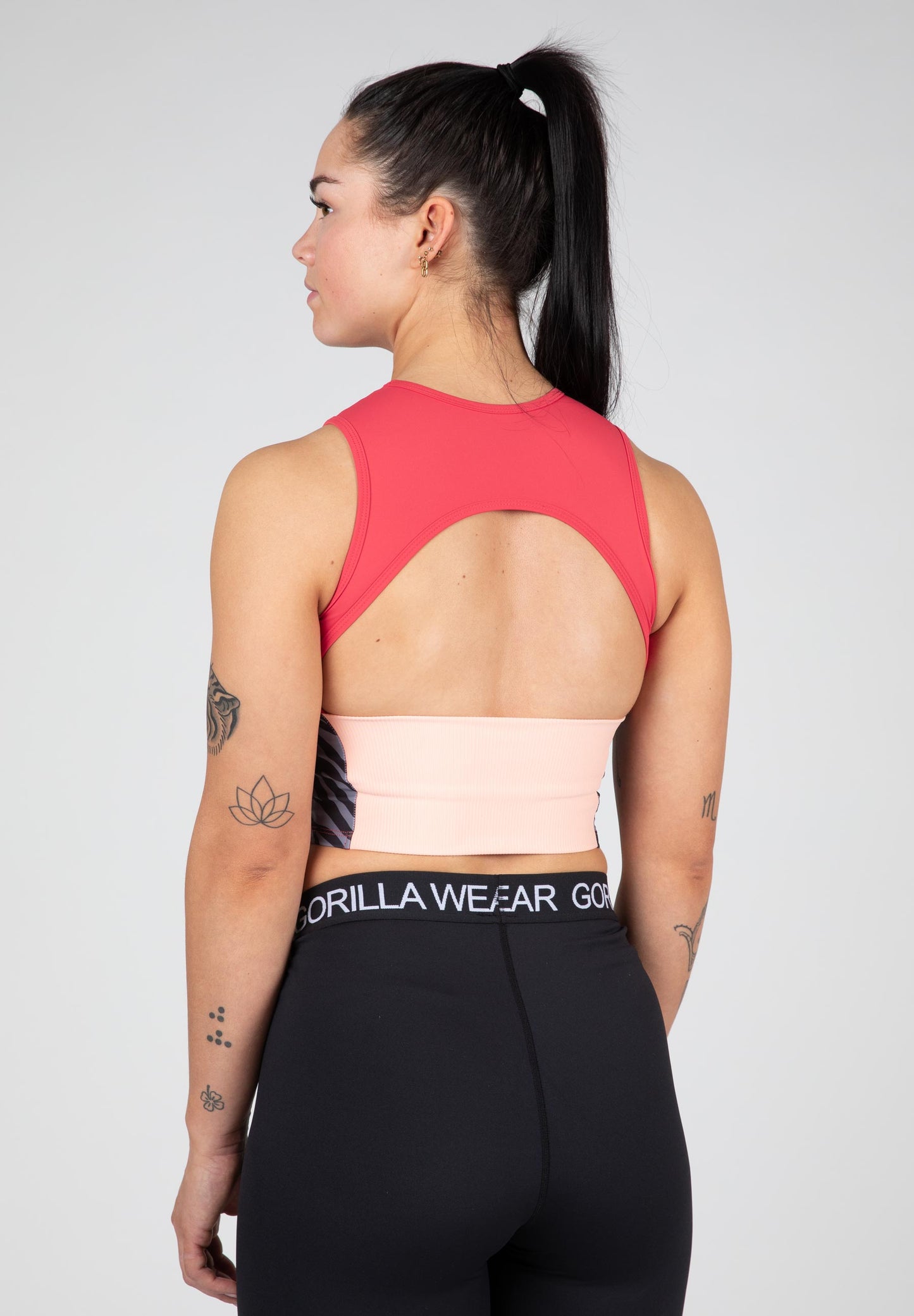 Gorilla Wear Zion Crop Top, röd