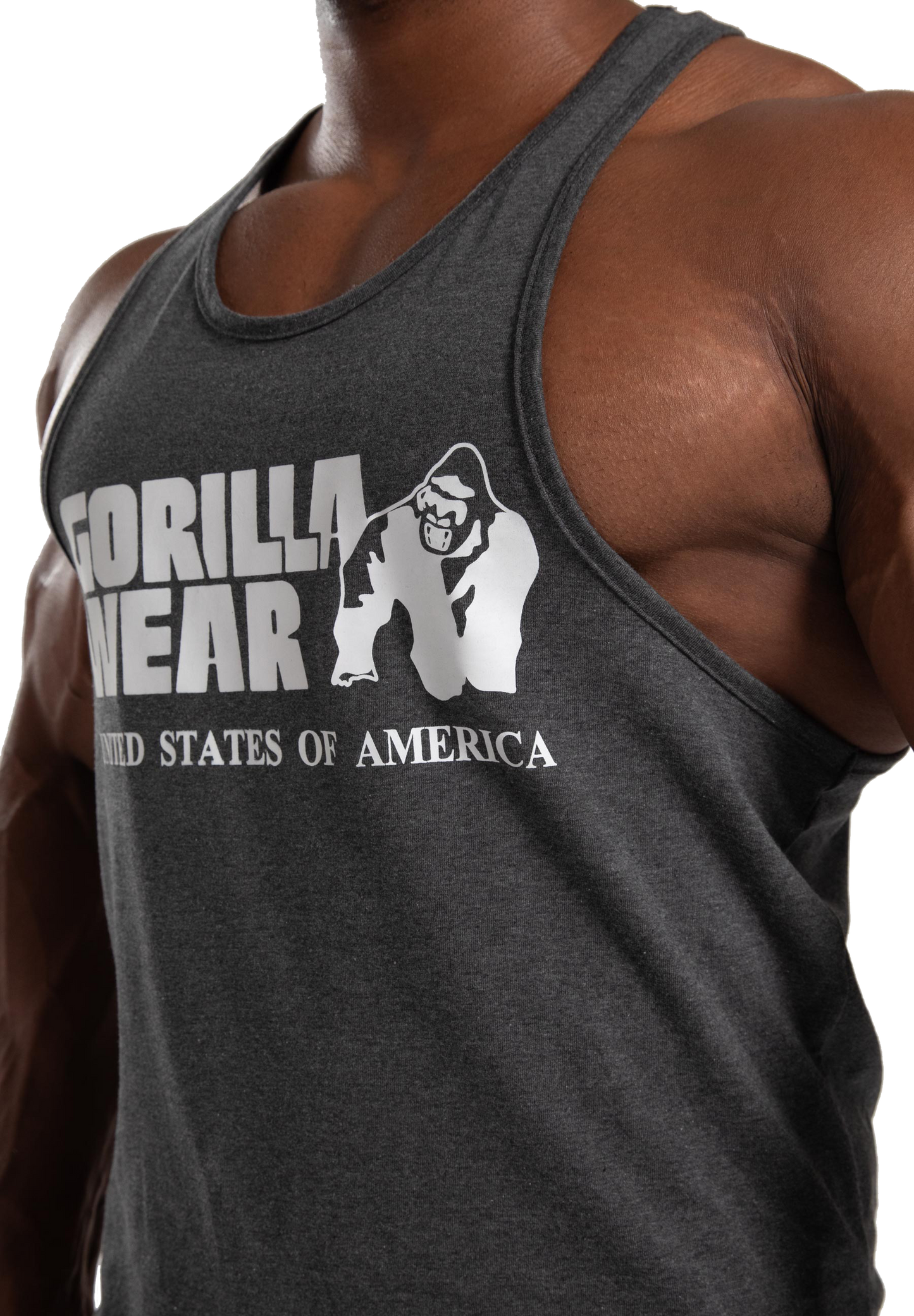 Gorilla Wear Classic linne, mörk grå