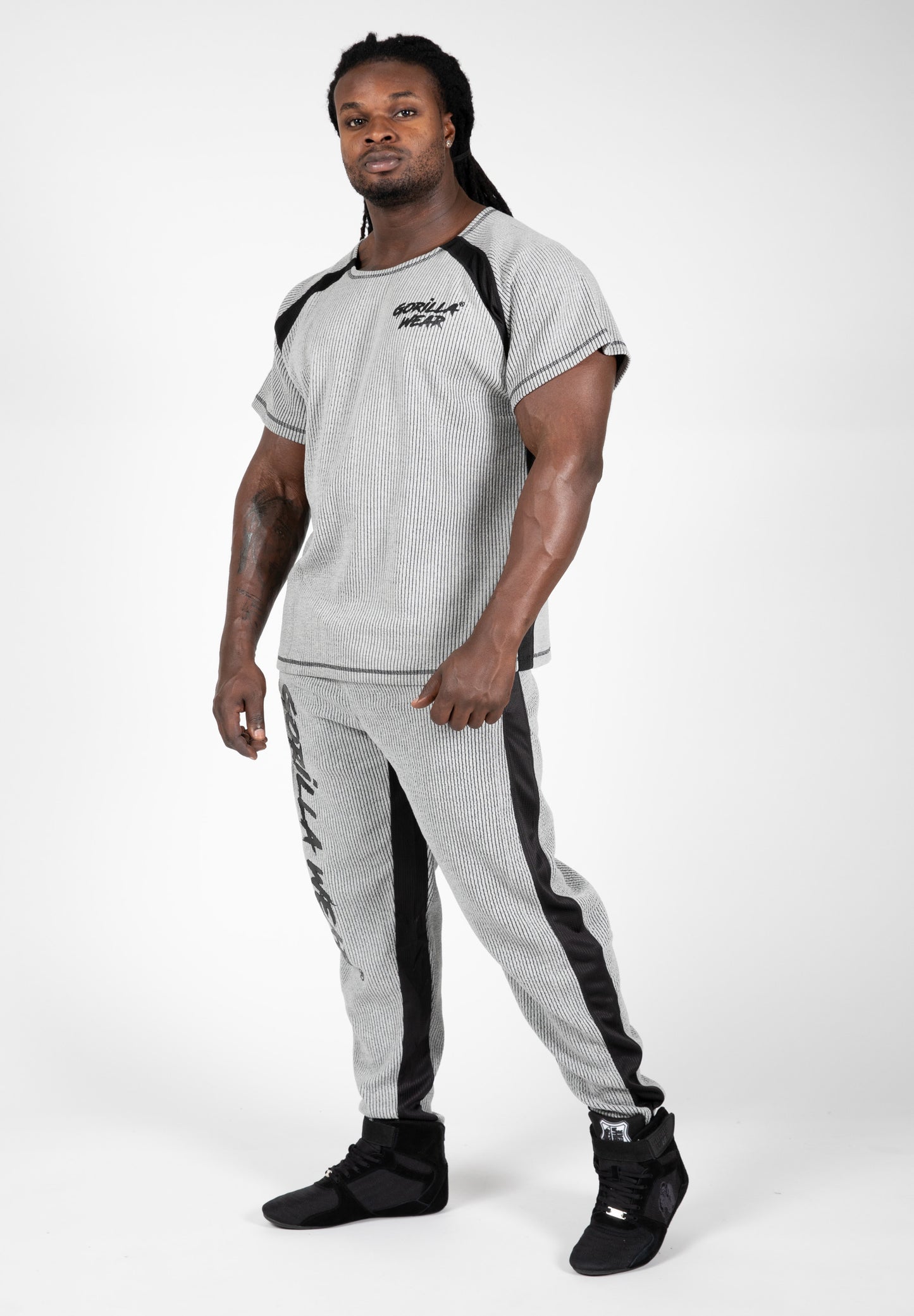 Gorilla Wear Augustine Old School Work Out Top, grå